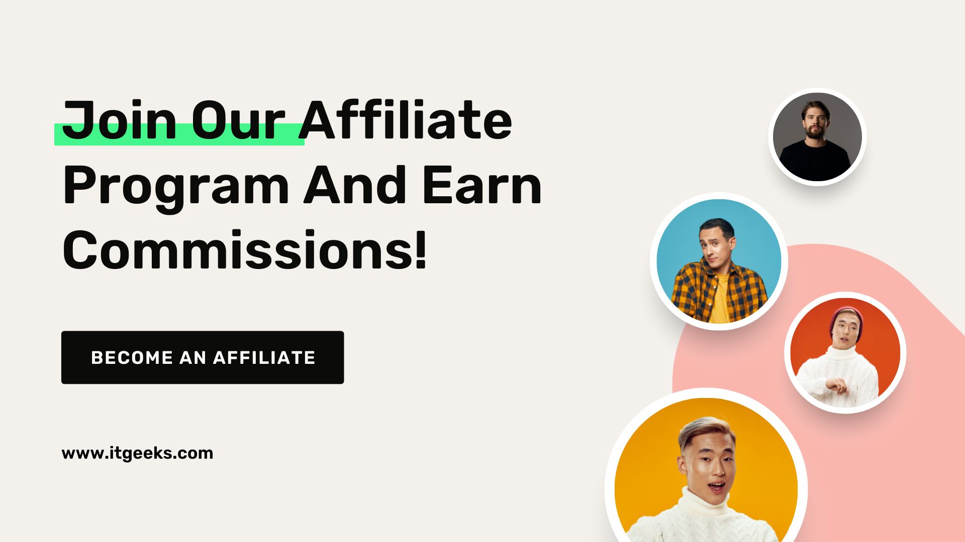 Join our affiliate program and earn commissions